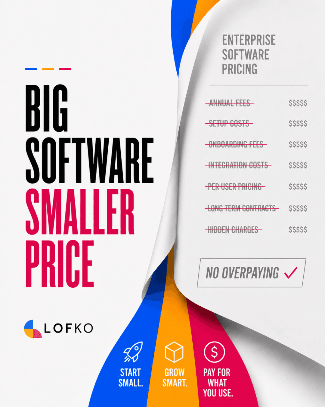 pricing big software smaller price